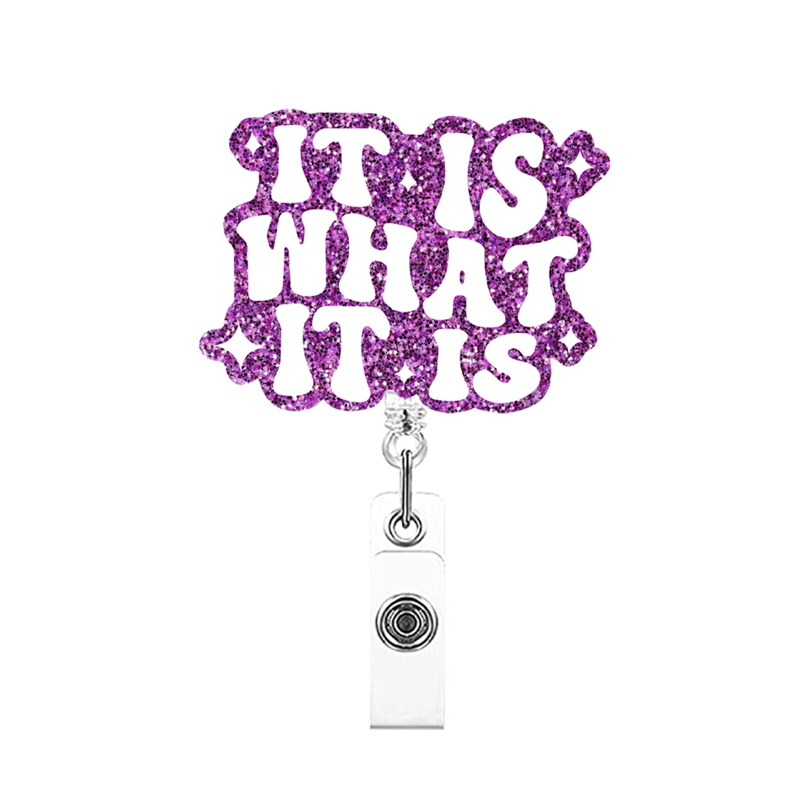 Wholesale Alphabet Pattern Acrylic Shrink Badge Holder